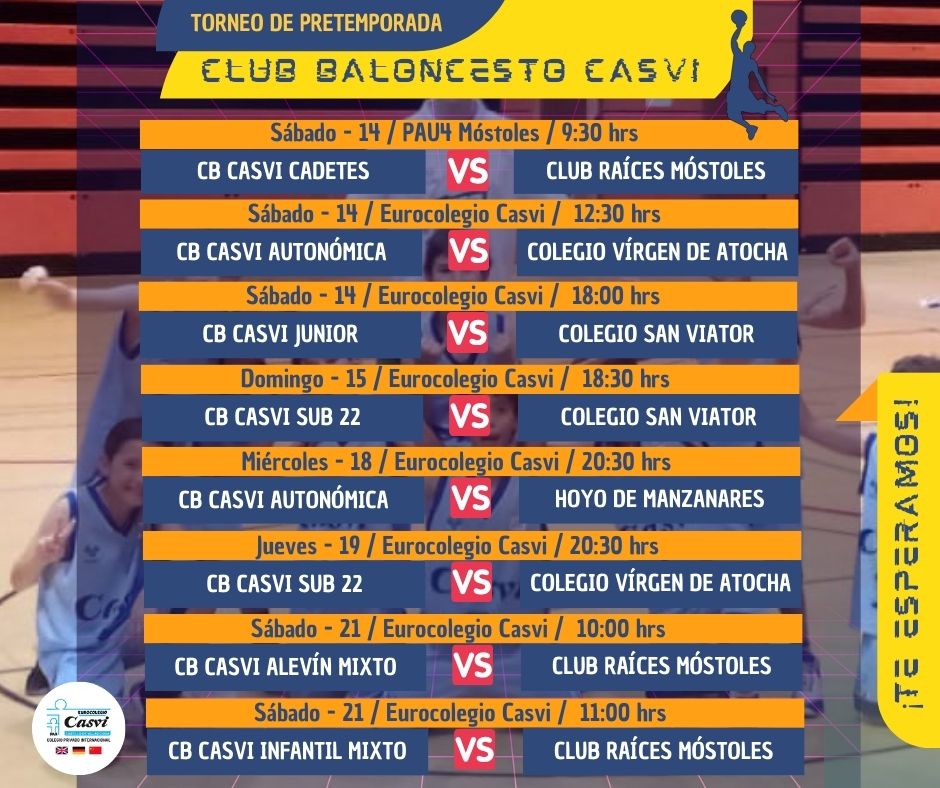 Torneo de pretemporada del Club Baloncesto Casvi