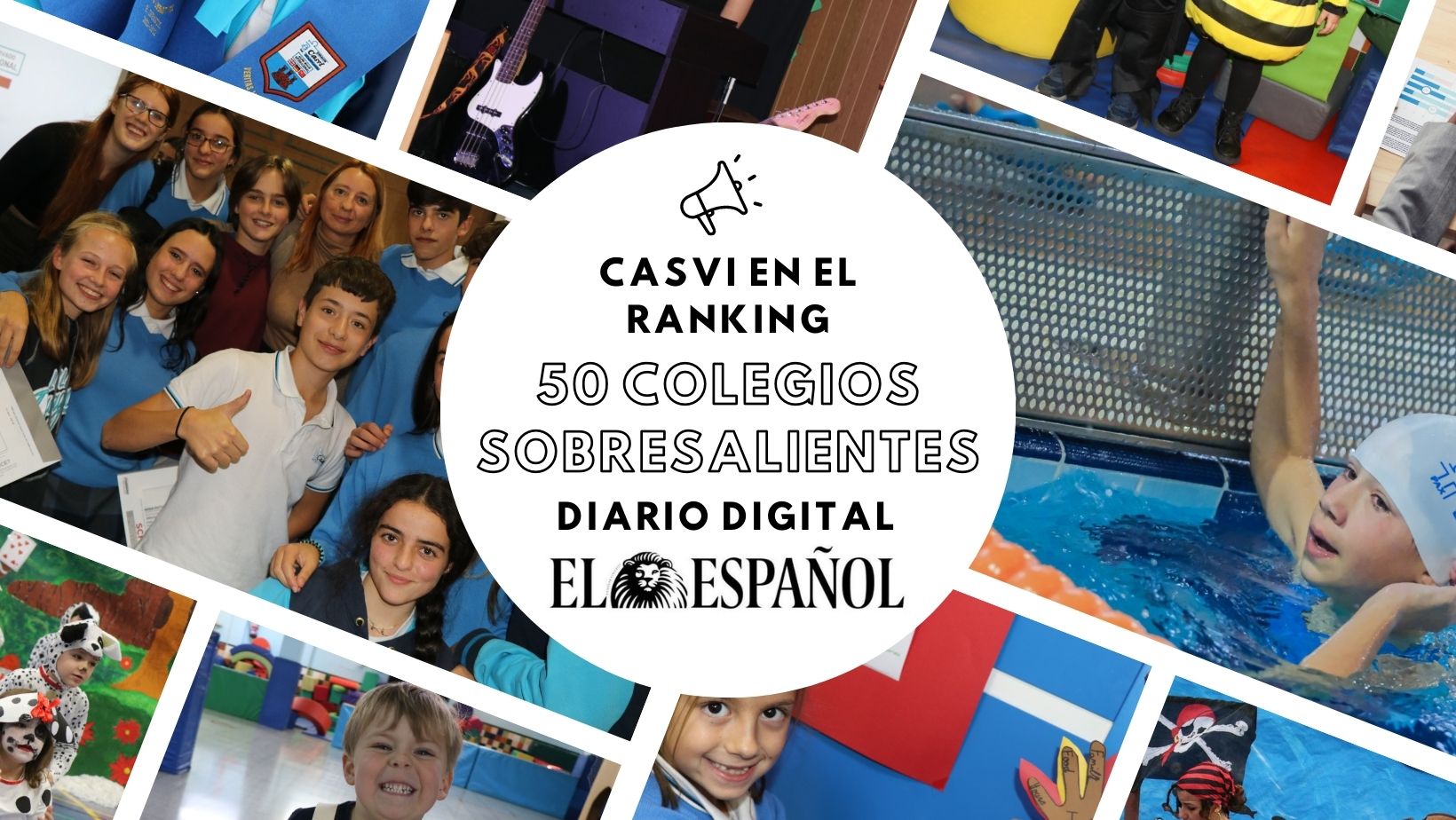 Casvi entre los 50 Mejores Colegios de España de El Español.