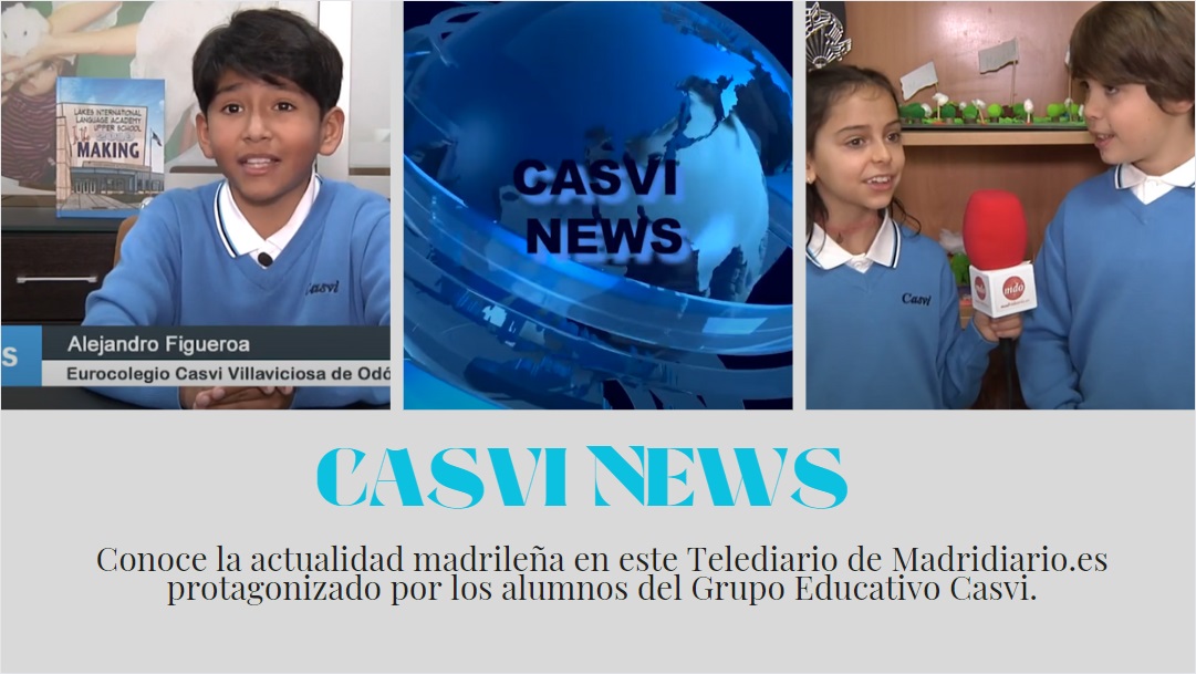 Telediario protagonizado por los alumnos de Casvi Villaviciosa en Madridiario.es