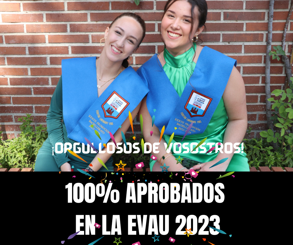 Los alumnos de Bachillerato Español de Casvi Villavicios abtienen un 100% de aprobados en la EVAU