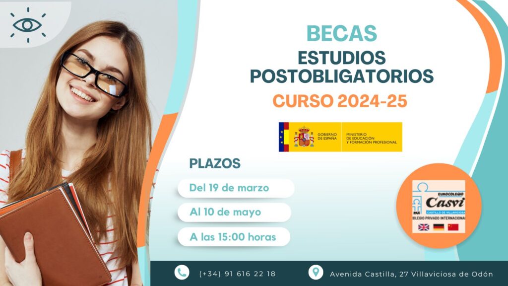 Becas para Estudios Postobligatorios del Ministerio de Educación, Formación Profesional y Deportes.