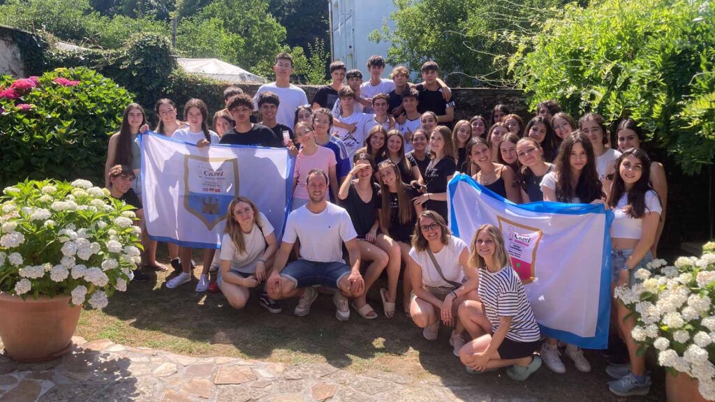 Los alumnos de 4º ESO de Casvi Villaviciosa en el Camino de Santiago