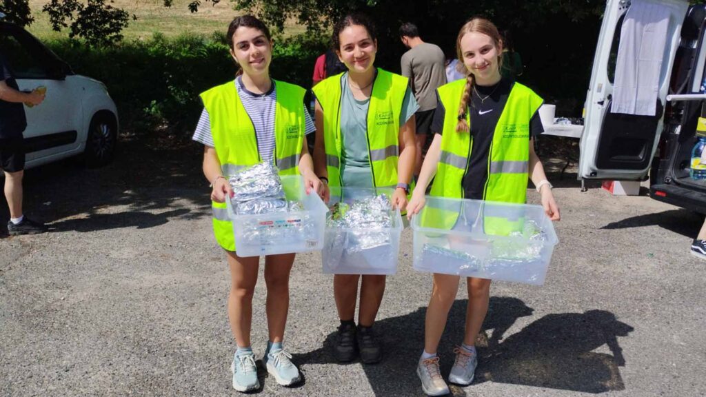 Los alumnos de 4º ESO de Casvi Villaviciosa en el Camino de Santiago