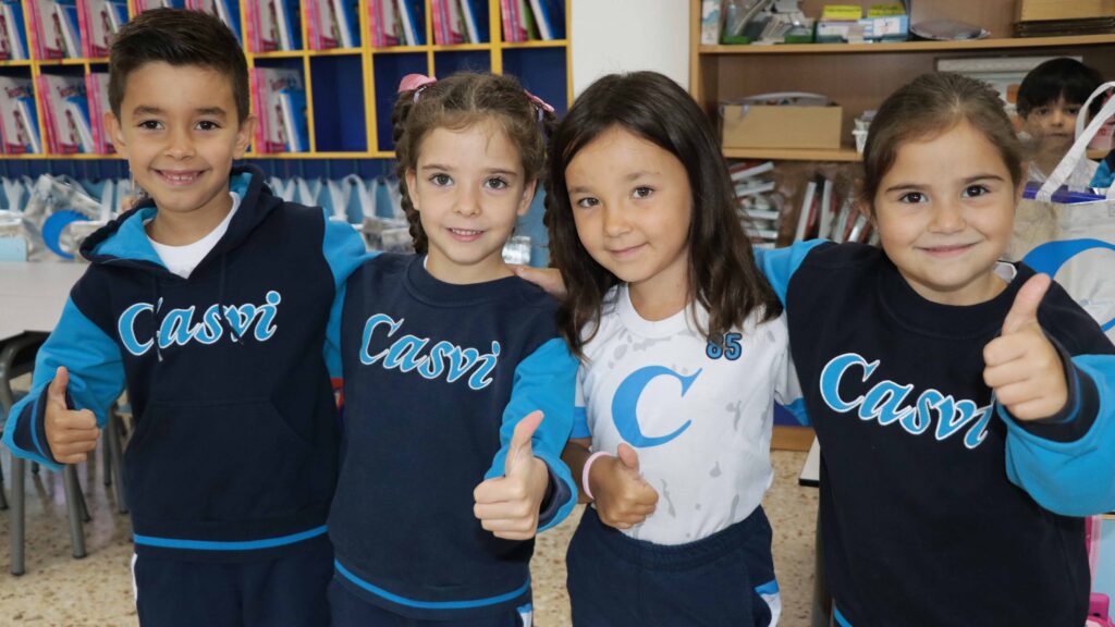 Primer día del nuevo curso escolar 2024-25 en el Colegio Privado Internacional Eurocolegio Casvi