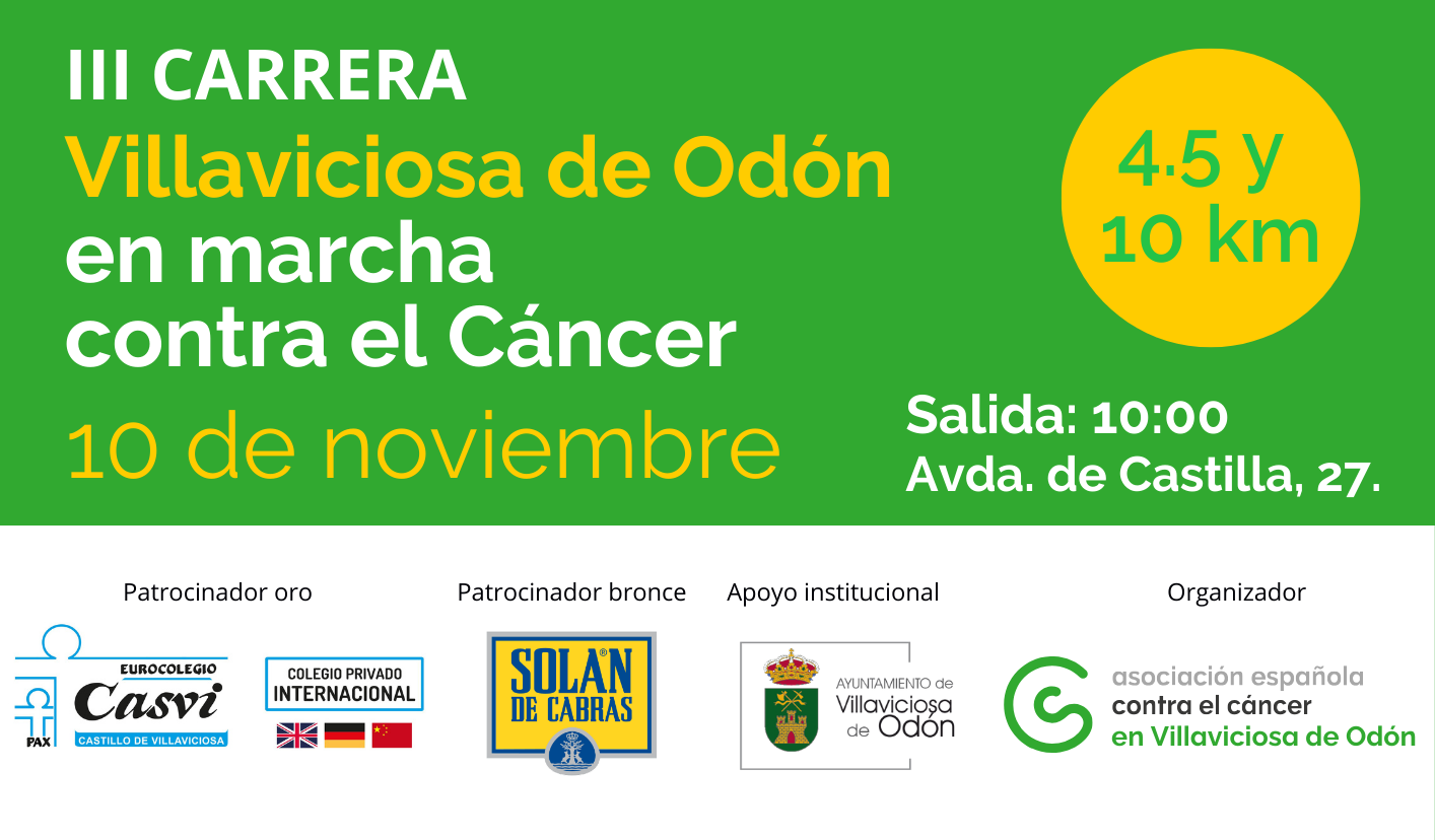 III Carrera Villaviciosa de Odón en Marcha Contra el Cáncer