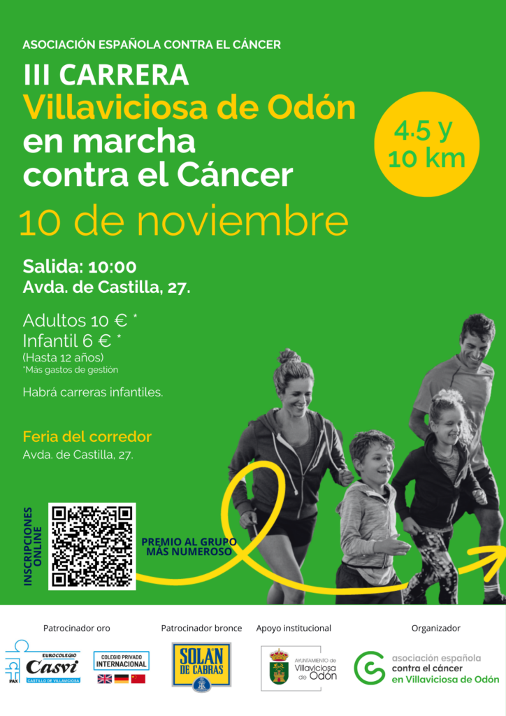 III Carrera Villaviciosa de Odón en Marcha Contra el Cáncer