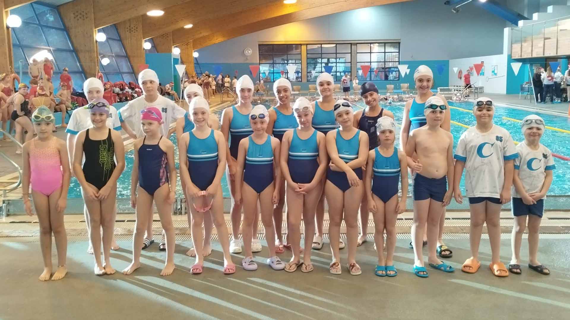 Torneo de Natación de Móstoles con la participación de la Escuela de Natación de Casvi Villaviciosa