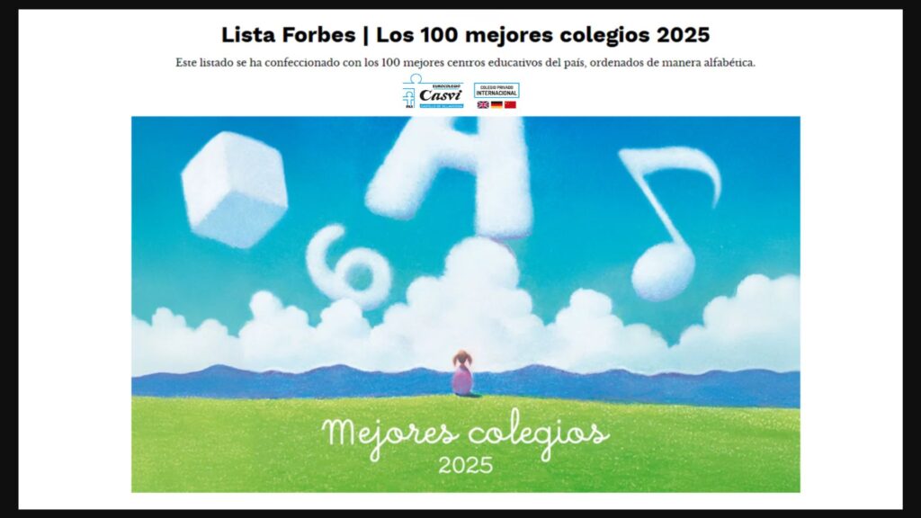 Casvi Villaviciosa en la Lista de los 100 Mejores Colegios de España