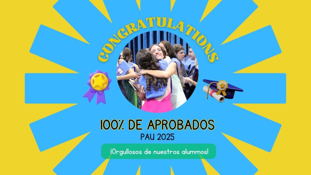 100% de aprobados en los exámenes PAU para los alumnos de 2º Bachillerato en el Colegio Internacional Casvi Villaviciosa