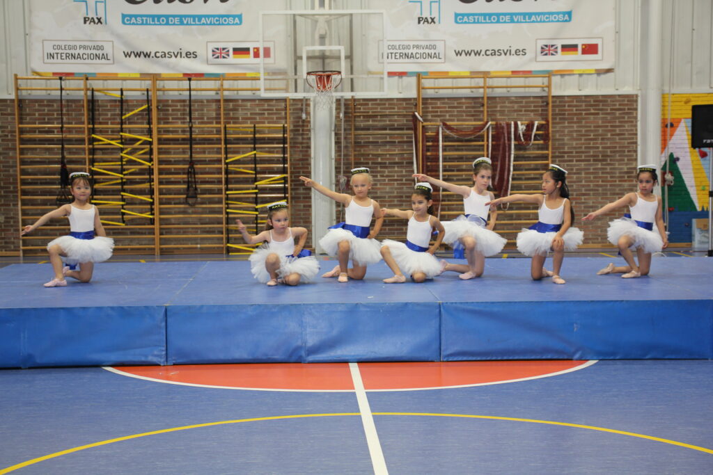 Alumnas de la Escuela de Danza, extraescolar de Casvi Villaviciosa