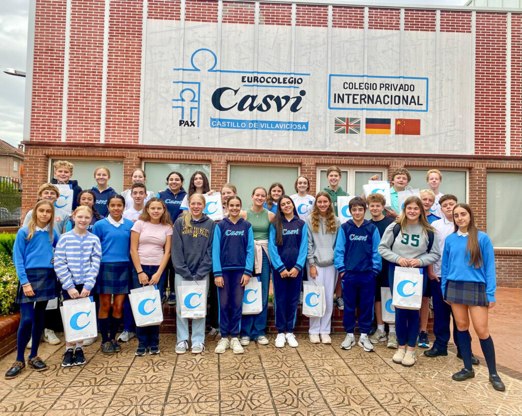 Los alumnos de Minnesota llegan a Casvi Villaviciosa