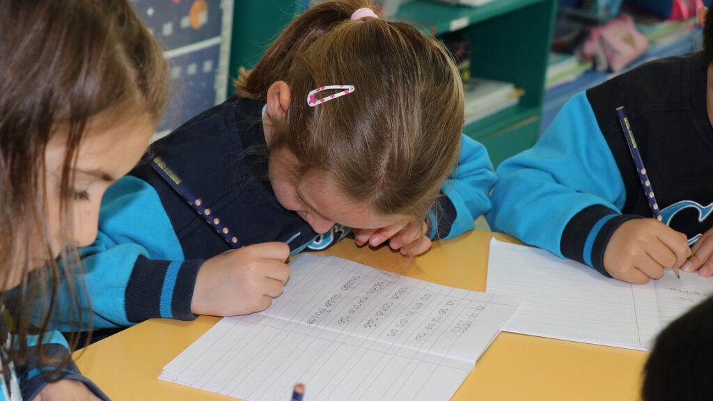 Aprendizaje de la escritura desde edades tempranas en Casvi Villaviciosa