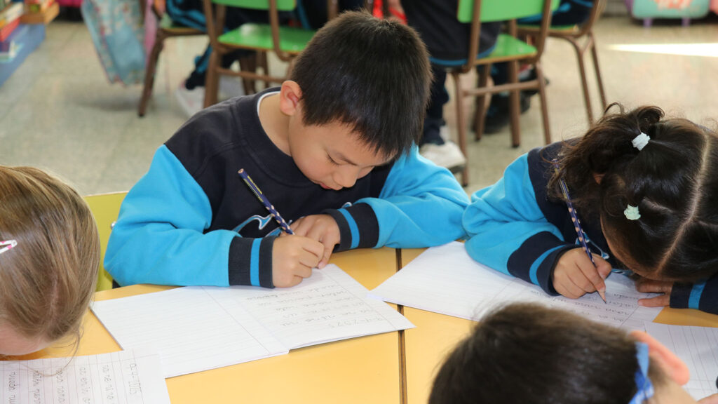 Aprendizaje de la escritura desde edades tempranas en Casvi Villaviciosa