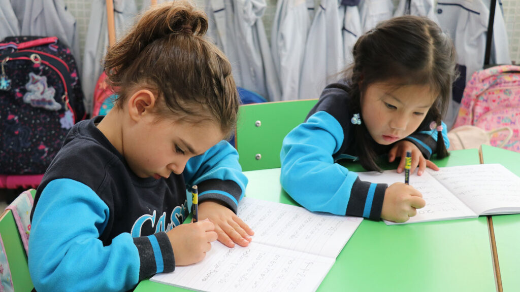 Aprendizaje de la escritura desde edades tempranas en Casvi Villaviciosa