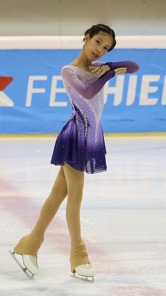 Triunfo para una alumna de Casvi Villaviciosa en un campeonato de patinaje artítico en Logroño