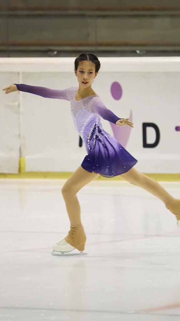 Triunfo para una alumna de Casvi Villaviciosa en un campeonato de patinaje artítico en Logroño