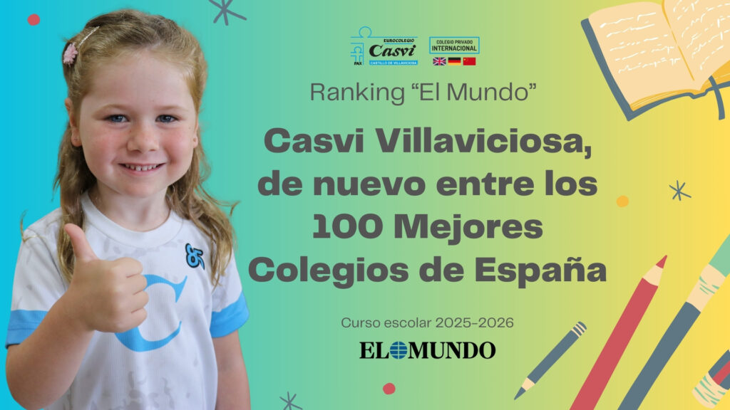 Casvi Villaviciosa en el Ranking de los 100 Mejores Colegios de España.