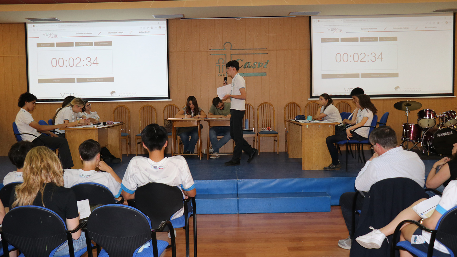 I Concurso de Debate en Casvi Villaviciosa para alumnos de 3º y 4º ESO.